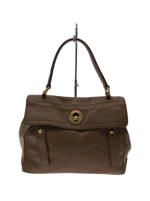 YVES SAINT LAURENT 229680 Muse Two 2Way Hand Bag Brown YVES SAINT LAURENT 229680 Muse Two 2Way Hand Bag Brown