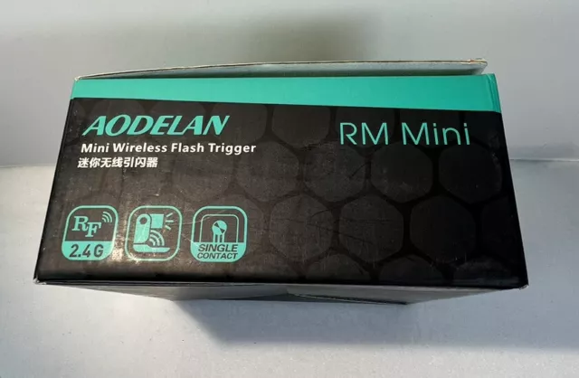 AODELAN RM Mini Disparador de Flash Nuevo 2,4 GHz Inalámbrico 2