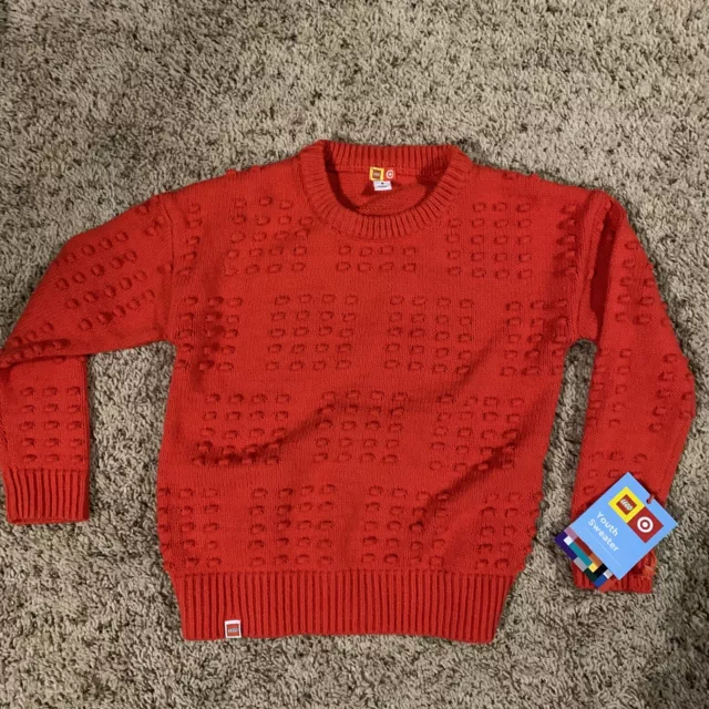 LEGO Sweater X COLLECTION TARGET Red Sweater Small NWT YOUTH