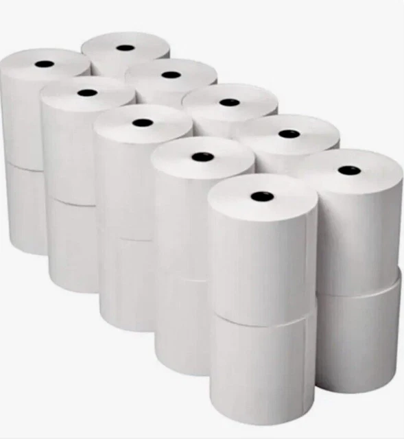 Macchina per carte di credito termiche 57 mm x 40 mm / rotoli PDQ (scatola da 20 rotoli)