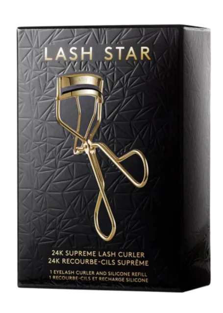 Lash Star Beauty- 24K Supreme Lash Curler-Includes  Silicone Refill-(NEW IN BOX)