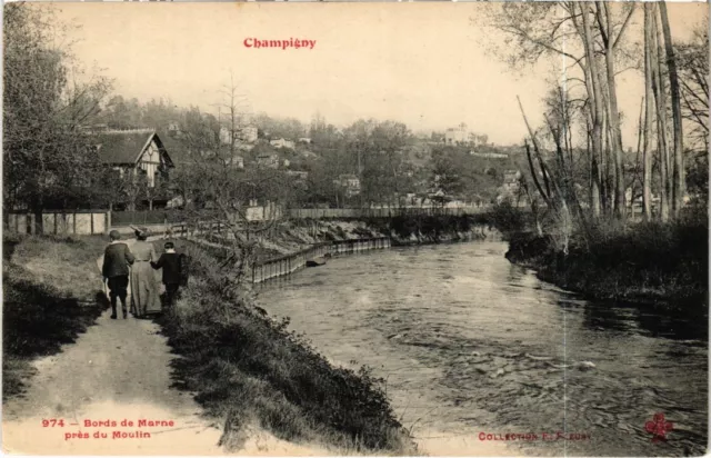 CPA CHAMPIGNY-sur-MARNE Bords de Marne pres du Moulin (1352138)