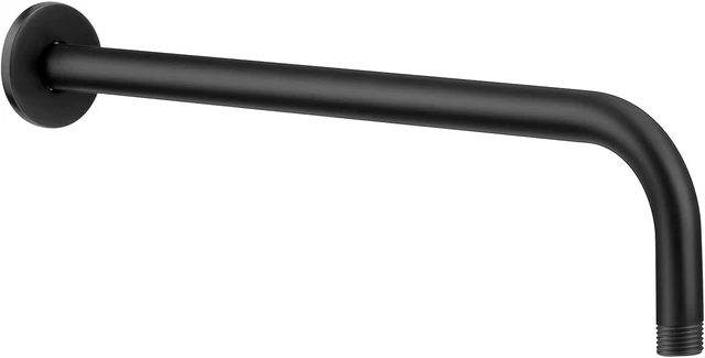 - Braccio Doccia Con Arco Nero, 40 Cm, Braccio Doccia Con Braccio Di Prolunga, B