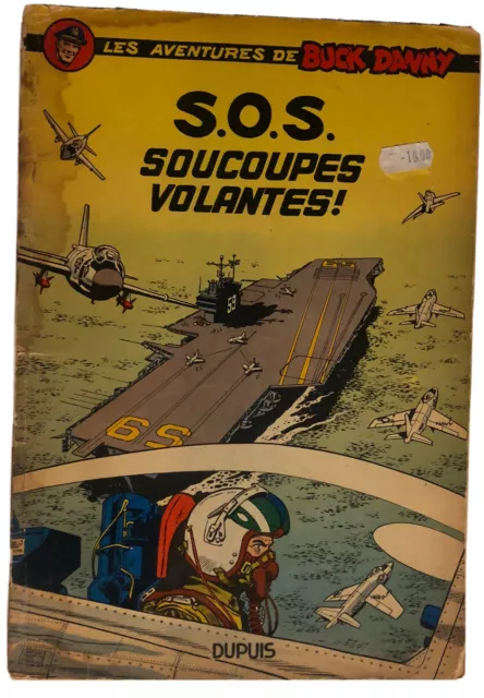 BD - Buck Danny SOS soucoupes volantes ! 20 / EO 1959 / HUBINON & CHARLIER