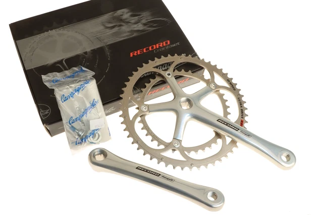 Pédalier Campagnolo Record 10s Crankset 177,5mm 53/39t Nouveau Nib