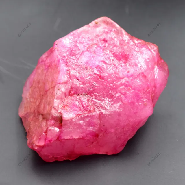 424.75 Ct Natural PINKISH Ruby Uncut Rough CERTIFIED Rare Loose Gemstone
