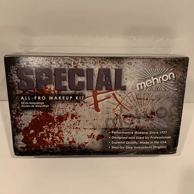 NEW Mehron Special FX All Pro Makeup Kit Complete & Sealed!