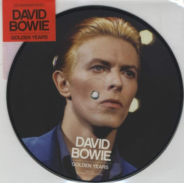 DAVID BOWIE -GOLDEN Years- Rare UK 40th Anniversary 7” Picture Disc ...