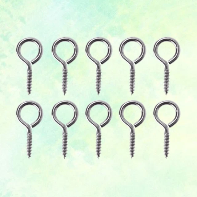 50 piezas Mini Fianza de Ojos a Tornillos Hallazgos para Fabricación de Joyería Elevador