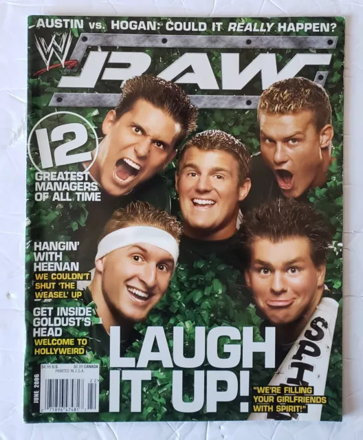 WWE Raw Magazine June 2006 Gold Dust Featured - NO Poster