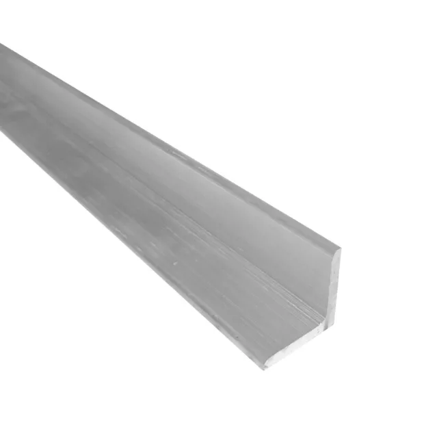 1" x 1" Aluminum Angle 6061, 8 Inch Length, T6511 Mill Stock, 1/4" Thick
