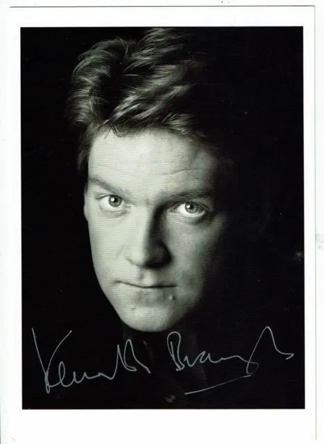 Kenneth Branagh Hand Signed Photograph 8 x 6