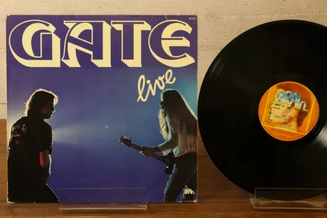 Gate, Album LIVE, Vinyl LP, Krautrock, Rock, Brain ‎60.043, Germany, VG+ !