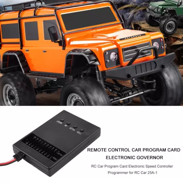 25A-120A Programming Card Motor Electronic Speed Controller for RC Car Crawler