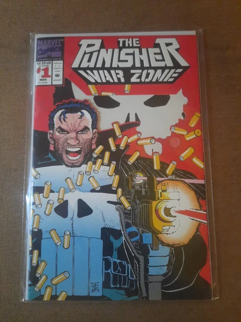 Punisher: War Zone Issue #1 NM 9.6 BARGAIN! 1992 Marvel Comics John Romita Jr.
