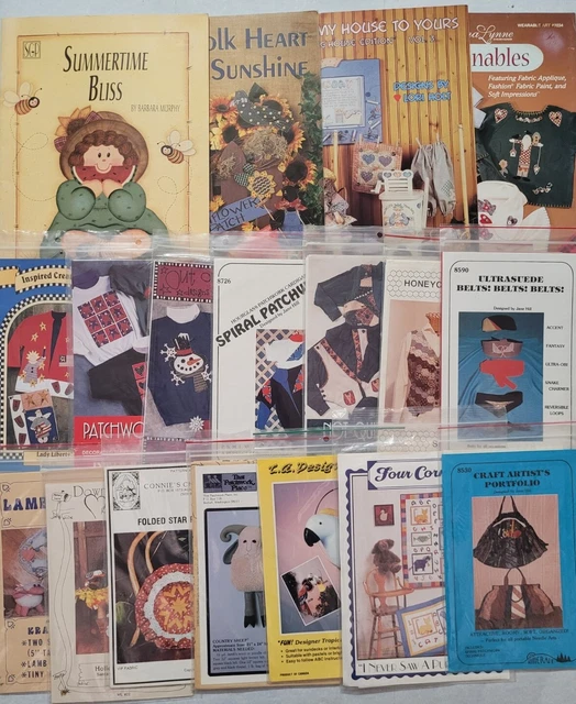 Lote de 17 de colección - patrones artesanales mixtos -