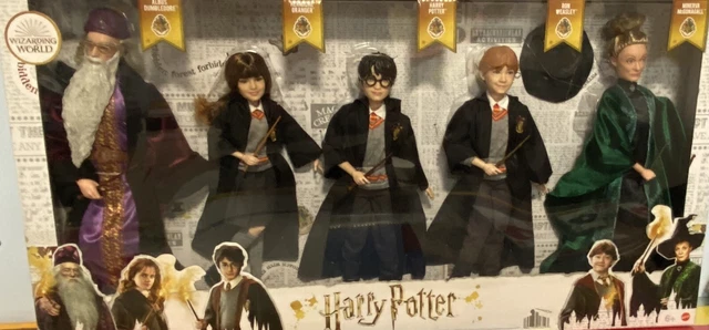 wizarding world of Harry Potter Dolls 5 Pc 10-12”in Tall Figures Set