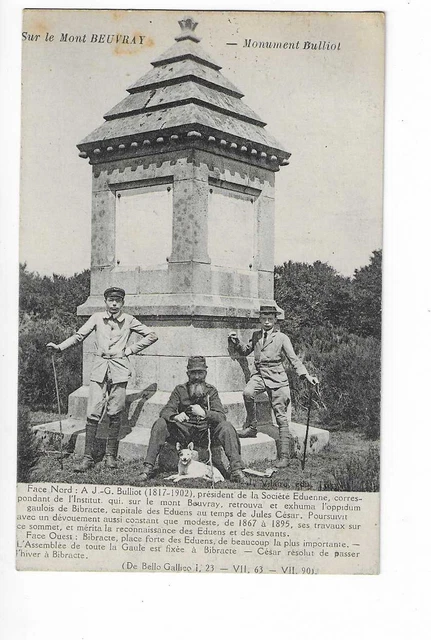 71 Sur Le Mont Beuvray Monument Bulliot