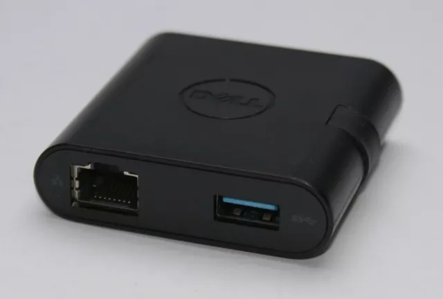 DELL DA200 Universal USB-C Mini Docking Adapter USB 3.0 HDMI VGA Ethernet 0D3MT1