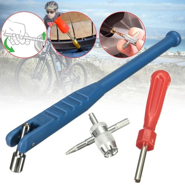Valvola pneumatici rimozione nucleo set strumenti per auto moto pneumatici bicicletta