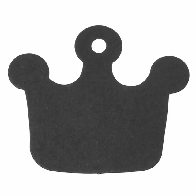 50 Cadeaux Miniblings Cadeau Plaque Du Nom Étiquette Couronne Noir 2