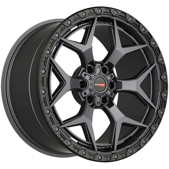Vortek VRT-603 17x9 6x135/6x5.5" -12mm Gunmetal Wheel Rim 17" Inch