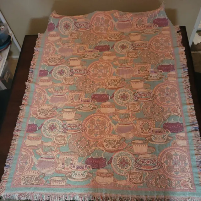 "Manta de Tapiz Goodwin Weavers de Colección 100 % Algodón Excelente Forma ""60 x 46"