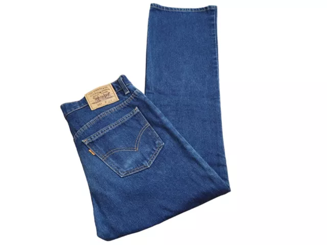 Vintage Levis 617 Blue Jeans Orange Tab Made in Australia - Size 33W 32L