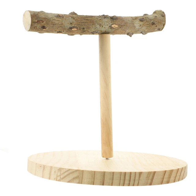 Papagei Vogelständer Papageienspielzeug Aus Holz Barsch Büro Zubehör