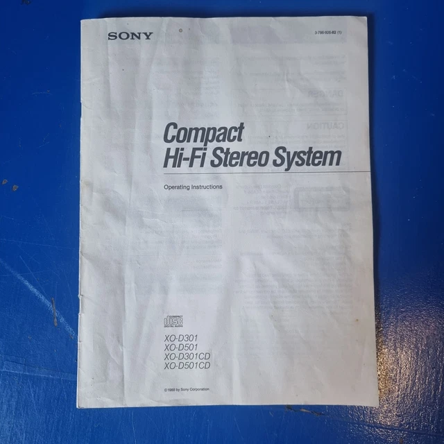 sony hst d301 cd d501 cd operating instructions manual