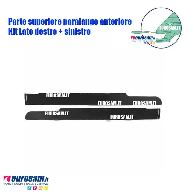 Set di cordonatori per bordi in pelle con 4 testine in ottone