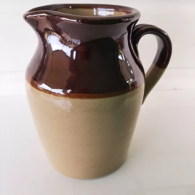Pearsons Of Chesterfield England Pottery Jug 1810, 17.5cm Tall,  2 Pint 2