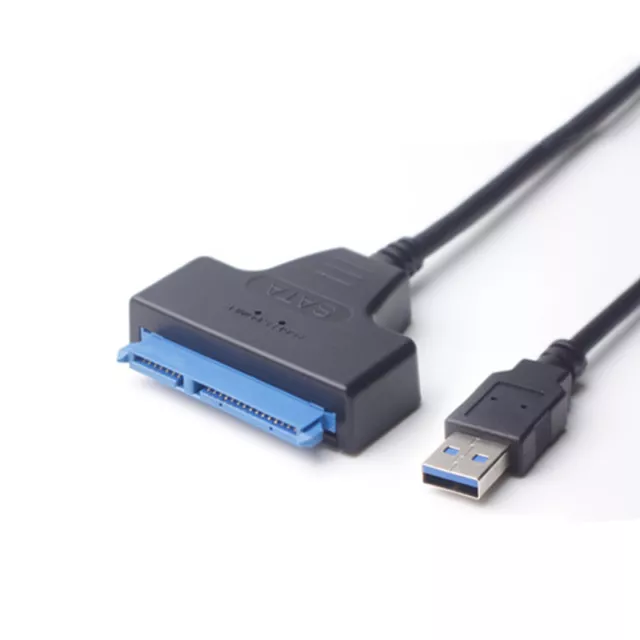 USB to SATA Adapter Cable Data Converter 3.0 to 2.5" Hard Drive SSD to USB