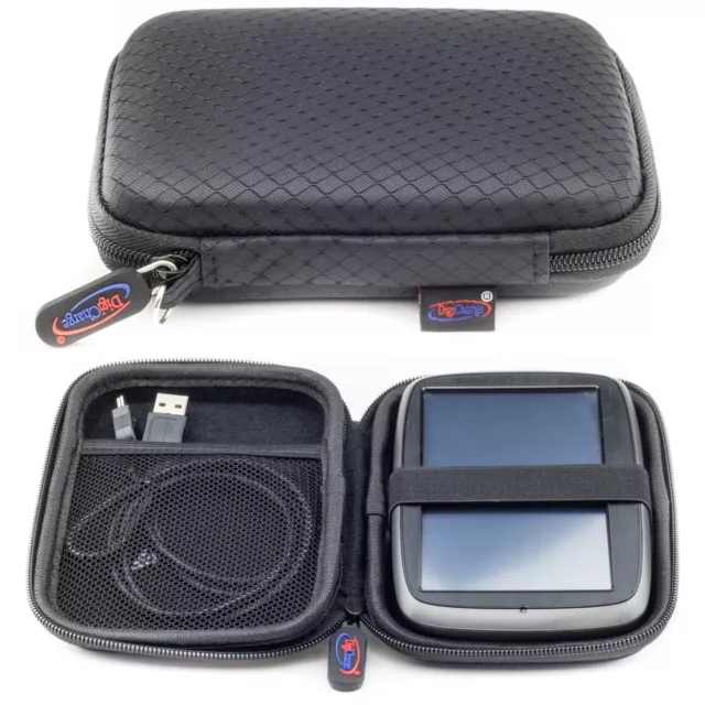 Hard Case For Garmin Zumo 396 346 LMT-S 4.3'' Motorbike Sat Nav *Slim For Pocket