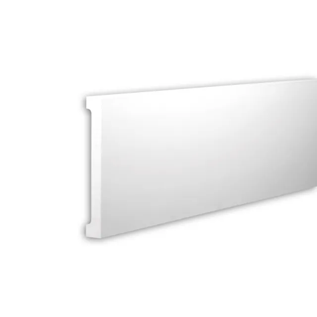 Profhome 403201 barra de friso perfil de fachada barra decorativa barra de estuco 2 m