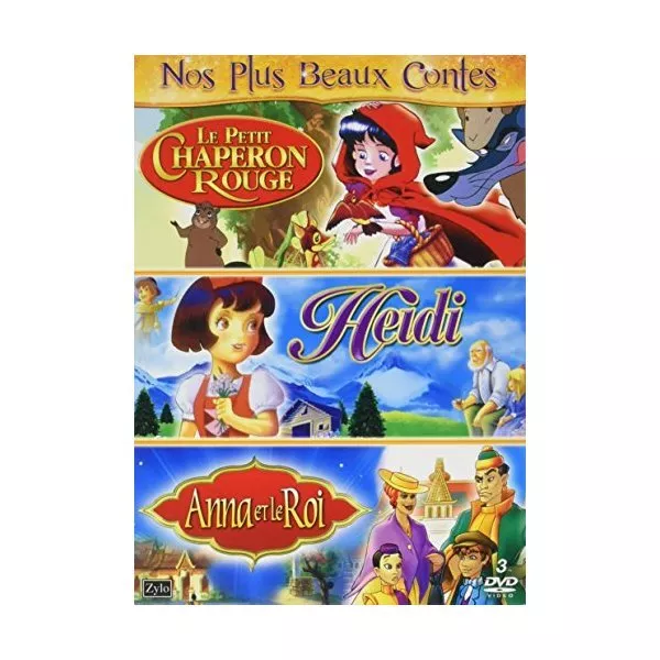 DVD - Coffret tri Pack, vol. 6 : Heidi Le Petit Chaperon Rouge Anna et Le Roi
