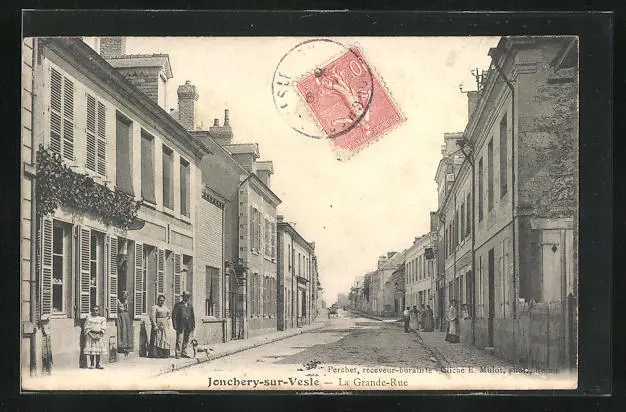 CPA Jonchery-sur-Vesle, La Grande-Rue
