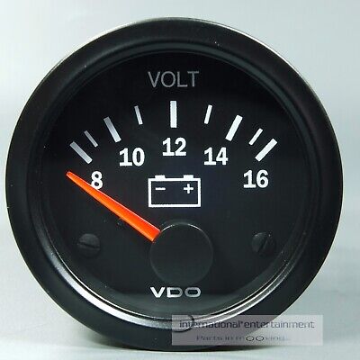 VDO indicatori di pressione 12v 10 bar Gauge 52mm cabina di pilotaggio VISION PRESSURE GAUGE MANOMETRO 