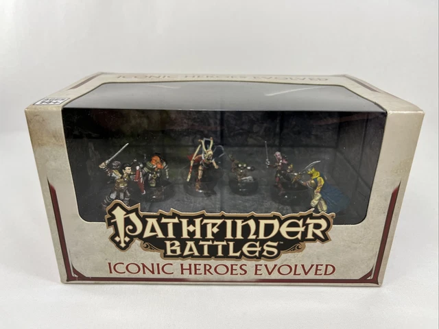 ICONIC HEROES EVOLVED Pathfinder Battles Miniatures Seoni Fumbus Harsk ...