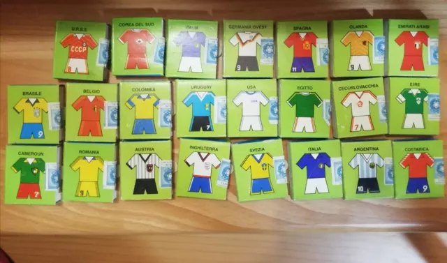 Lotto 23 Scatole Di Fiammiferi Cerini Vintage Mondiali Italia 90