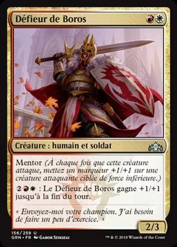 défieur de boros  U  X4   les guildes de ravnica