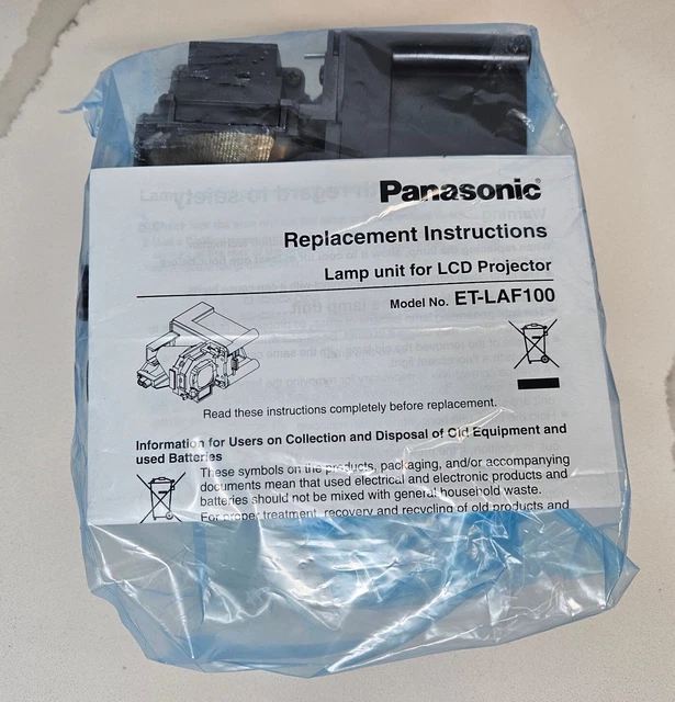 Genuine OEM Panasonic ET-LAF100 Original Replacement Lamp Unit ET-LAF100 New