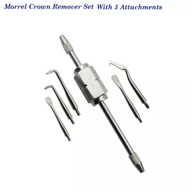 Dental Instruments Morrel Crown Remover Set with 5 Points Restorative dentistry