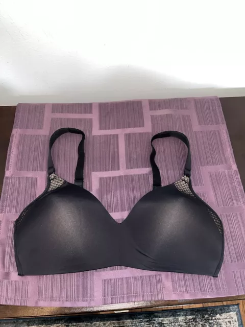 NWOT Warners Cloud 9 Wire Free Lift Black Bra  Size  36D. Free Shipping!