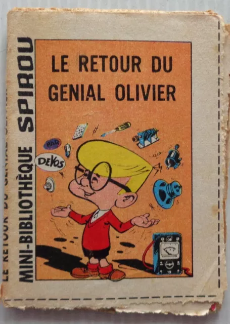Mini Story No 237 The Retour The Great Olivier Spirou No 1381 Devos 1964