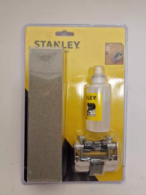 STANLEY Chisel Honing Guide Sharpening Oil Stone 3 Piece Set 0-16-050  STA016050