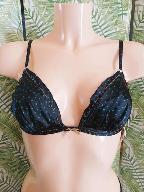 Soutien-gorge Barbara Style Azur - Taille 85C - Couleur Noir - Microfibre - Neuf étiqueté