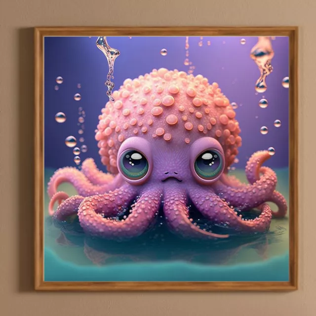 Diamond Painting Kits for Adults, Octopus DIY 5D Diamond Art Kits