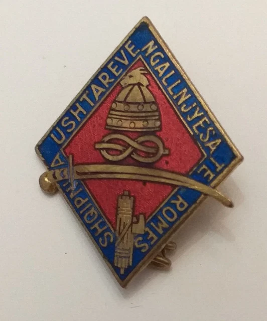 02) Distintivo Ww2 Albania Ngallnjyesa Teromes Shqiptare Guerra