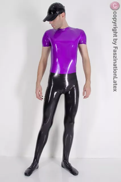 Latex Strumpfhose mit Zipper von LATEXA für SIE & IHN in SCHWARZ - Größe wählbar